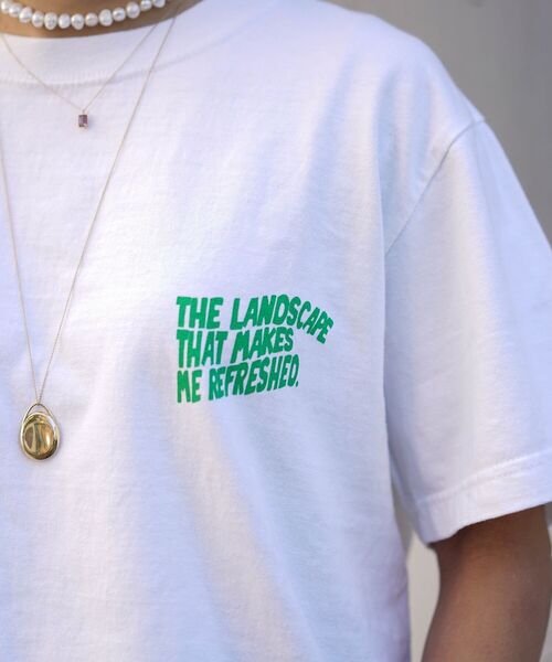 GOOD ROCK SPEED(グッドロックスピード)の「GOOD ROCK SPEED (グッドロックスピード) ロックグラフィックTシャツ THE LANDSCAPE (ウィメンズ・ユニセックス) /22ORG012W(Tシャツ/カットソー・レディース・ホワイト・MEDIUM)」の9枚目の写真