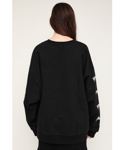 SLY（スライ）の「2 COLOR PHOTO SW/２カラーフォトスウェット（スウェット・レディース・ブラック/ホワイト/グレー・FREE）」の19枚目の写真