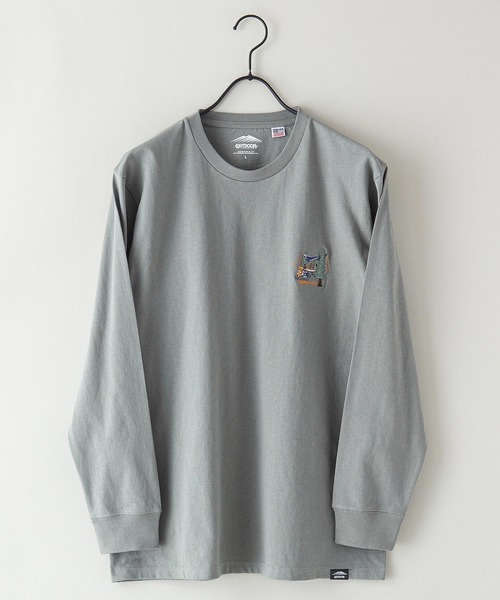 OUTDOOR PRODUCTS APPAREL(アウトドアプロダクツアパレル)の「【OUTDOOR PRODUCTS/アウトドアプロダクツ】USAコットン CAMPモチーフロンT バックプリント(Tシャツ/カットソー・メンズ・ブルー系その他/ホワイト/ブラック/カーキ/ベージュ/ホワイト系その他・MEDIUM/X-LARGE/LARGE/SMALL)」の15枚目の写真