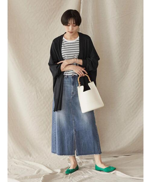 AMERICAN HOLIC（アメリカンホリック）の「デニムＡラインスカート（デニムスカート・レディース・グレー/ライトインディゴブルー・S/M/L）」の15枚目の写真