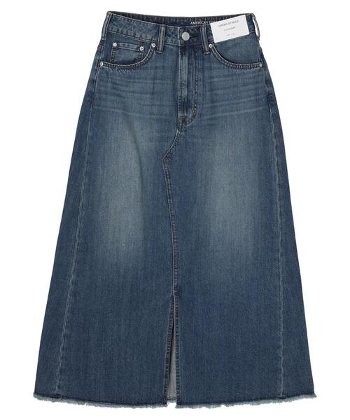 AMERICAN HOLIC（アメリカンホリック）の「デニムＡラインスカート（デニムスカート・レディース・グレー/ライトインディゴブルー・S/M/L）」の19枚目の写真