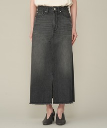 デニムAラインスカート