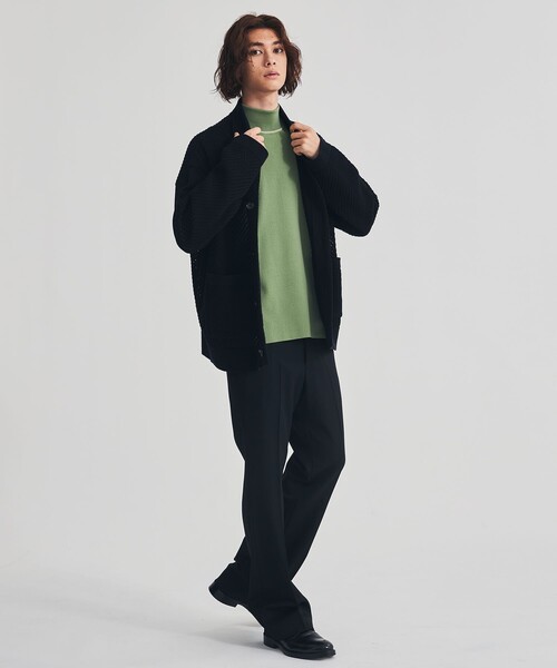 LiNoH（リノー）の「MESH KNIT SHIRT JACKET（カーディガン/ボレロ