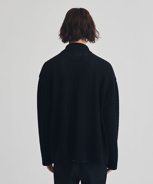 LiNoH（リノー）の「MESH KNIT SHIRT JACKET（カーディガン/ボレロ