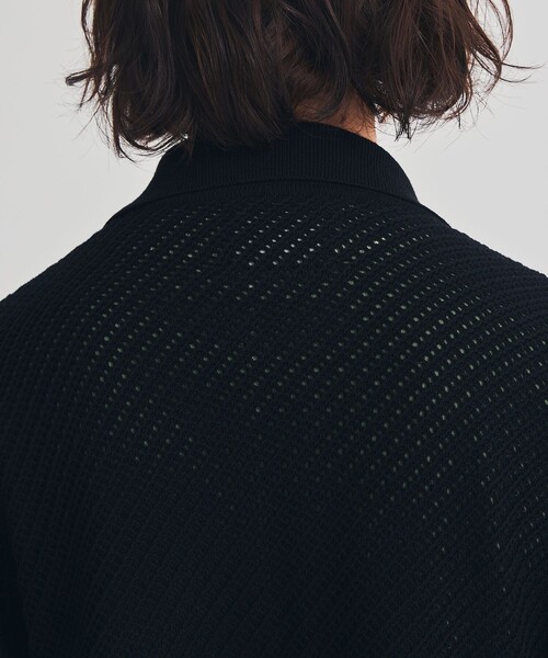 LiNoH（リノー）の「MESH KNIT SHIRT JACKET（カーディガン/ボレロ