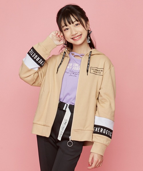 R♡R様専用□新品 ジェニィラブ□裏ボア配色ジップパ－カ－ 140