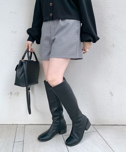 OLIVE des OLIVE（オリーブデオリーブ）の「ハイウエストショートパンツ（その他パンツ・レディース・オフホワイト/グレー/ブラック・FREE）」の6枚目の写真