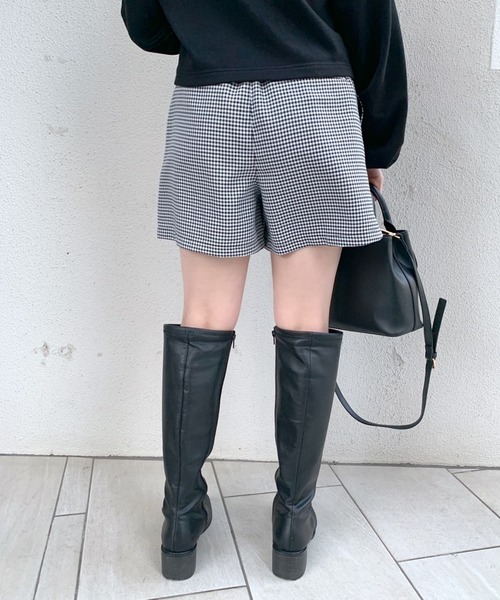 OLIVE des OLIVE（オリーブデオリーブ）の「ハイウエストショートパンツ（その他パンツ・レディース・オフホワイト/グレー/ブラック・FREE）」の7枚目の写真