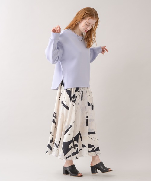 malla（マーラ）の「malla イペカビスコーススカート（スカート・レディース・ホワイト/グリーン・FREE）」の18枚目の写真