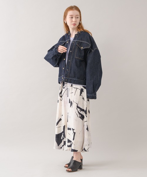 malla（マーラ）の「malla イペカビスコーススカート（スカート・レディース・ホワイト/グリーン・FREE）」の14枚目の写真