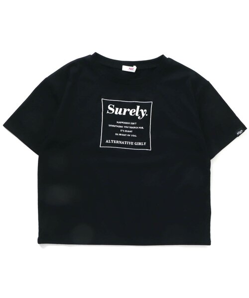 algy(アルジー)の「カラバリシシュウT(Tシャツ/カットソー・キッズ・ブラック/オレンジ/オフホワイト/ラベンダー・X-SMALL/SMALL/XX-SMALL/MEDIUM)」の3枚目の写真