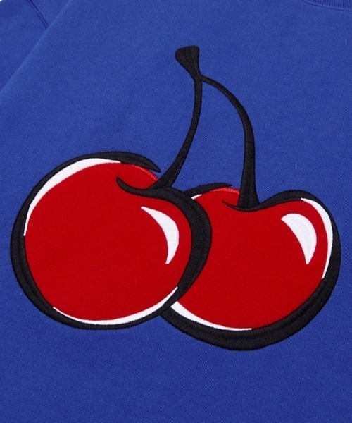 KIRSH（キルシー）の「【日本限定】KIRSH BIG CHERRY SWEAT SHIRT JAPAN LIMITED ビッグチェリー スウェット トレーナー《コバルトブルー》（スウェット・レディース・ブルー・ONE SIZE）」の17枚目の写真