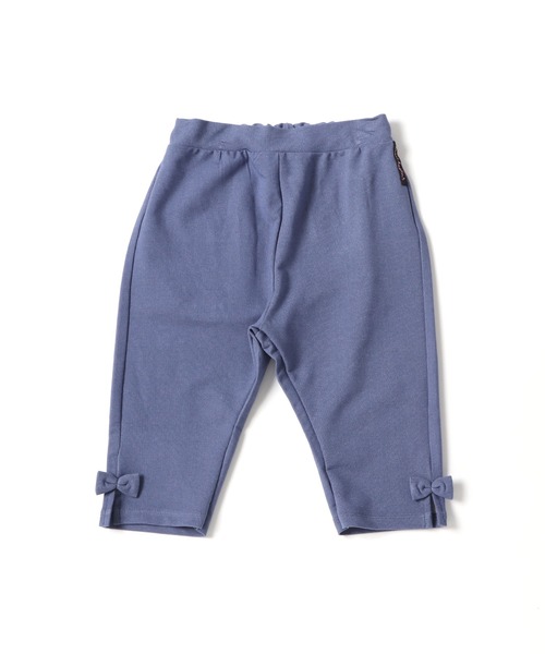 trois lapins kp(トロワラパンケーピー)の「デニム風6分丈パンツ(100-130cm)(デニムパンツ・キッズ・ブラック/ピンク/ブルー・110cm/100cm/120cm/130cm)」の3枚目の写真