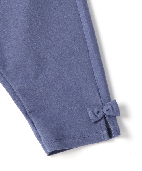 trois lapins kp(トロワラパンケーピー)の「デニム風6分丈パンツ(100-130cm)(デニムパンツ・キッズ・ブラック/ピンク/ブルー・110cm/100cm/120cm/130cm)」の6枚目の写真