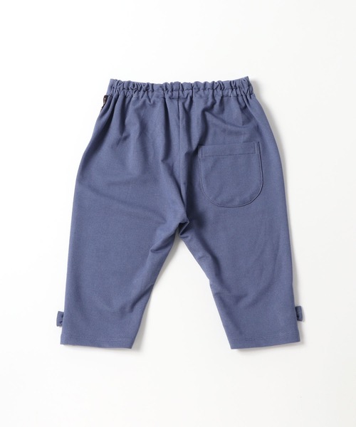 trois lapins kp(トロワラパンケーピー)の「デニム風6分丈パンツ(100-130cm)(デニムパンツ・キッズ・ブラック/ピンク/ブルー・110cm/100cm/120cm/130cm)」の4枚目の写真