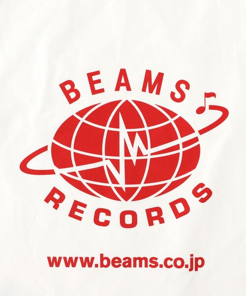BEAMS RECORDS(ビームスレコーズ)の「Twill Cotton Shopper(エコバッグ/サブバッグ・メンズ・ホワイト・ONE SIZE)」の4枚目の写真