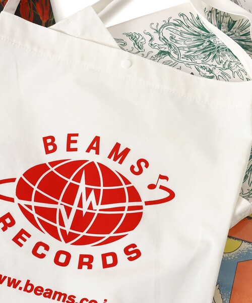 BEAMS RECORDS(ビームスレコーズ)の「Twill Cotton Shopper(エコバッグ/サブバッグ・メンズ・ホワイト・ONE SIZE)」の8枚目の写真