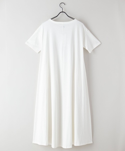 Lee(リー)の「【LEE/リー】デニムポケットフレアワンピースドレス 半袖 コットン100%(ワンピース・レディース・ブルー系その他/ホワイト/チャコールグレー・MEDIUM)」の18枚目の写真