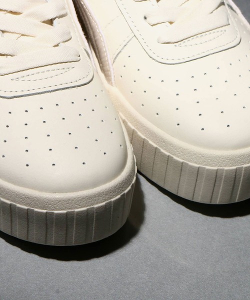 PUMA（プーマ）の「PUMA CALI WEDGE EMBROIDERY WNS / プーマ カリ ウェッジ エンブロイダリー ウィメンズ（スニーカー・レディース・ベージュ/ブラック・25.0cm/23.5cm/24.5cm/24.0cm/23.0cm/22.5cm）」の15枚目の写真