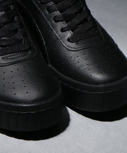 PUMA（プーマ）の「PUMA CALI WEDGE EMBROIDERY WNS / プーマ カリ ウェッジ エンブロイダリー ウィメンズ（スニーカー・レディース・ベージュ/ブラック・25.0cm/23.5cm/24.5cm/24.0cm/23.0cm/22.5cm）」の20枚目の写真