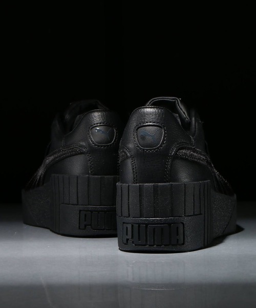 PUMA（プーマ）の「PUMA CALI WEDGE EMBROIDERY WNS / プーマ カリ ウェッジ エンブロイダリー ウィメンズ（スニーカー・レディース・ベージュ/ブラック・25.0cm/23.5cm/24.5cm/24.0cm/23.0cm/22.5cm）」の19枚目の写真