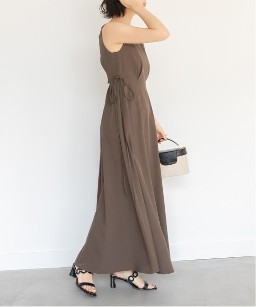 ビスチェ付きバックオープンワンピース