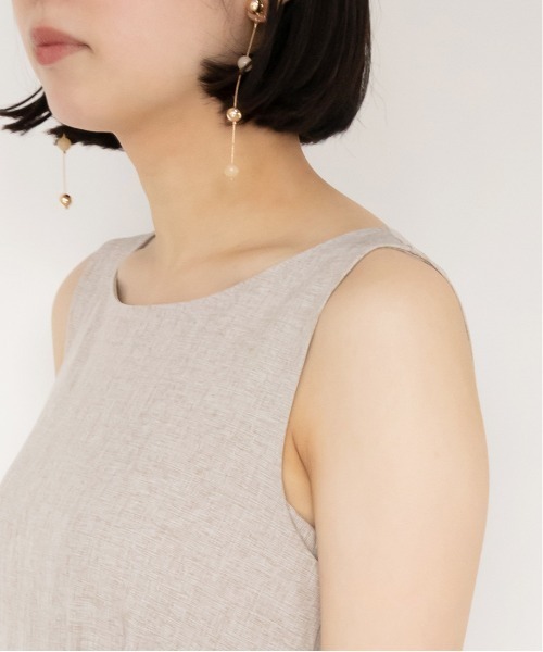 RANDA（ランダ）の「ビスチェ付きバックオープンワンピース（ワンピース・レディース・ベージュ/ブラウン/グレー・1/0）」の16枚目の写真