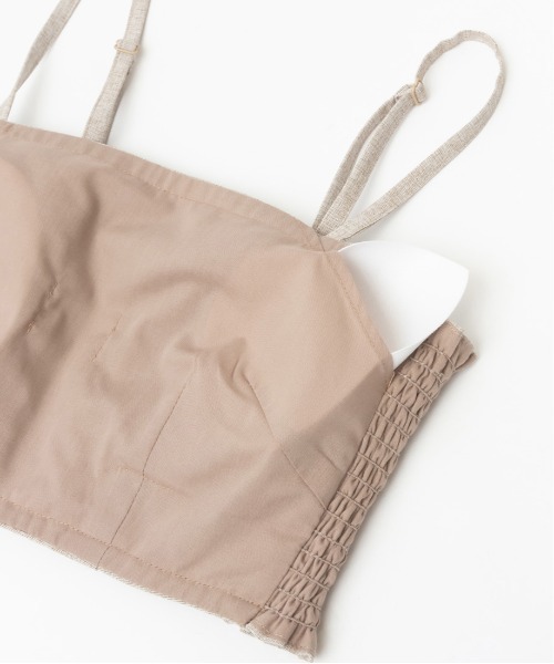 RANDA（ランダ）の「ビスチェ付きバックオープンワンピース（ワンピース・レディース・ベージュ/ブラウン/グレー・1/0）」の14枚目の写真