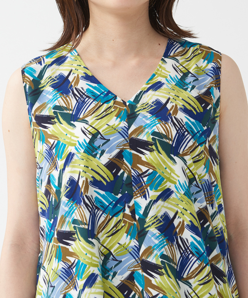 qualite（カリテ）の「ペイントブラッシュプリント2WAYワンピース（ワンピース・レディース・その他・フリー）」の15枚目の写真