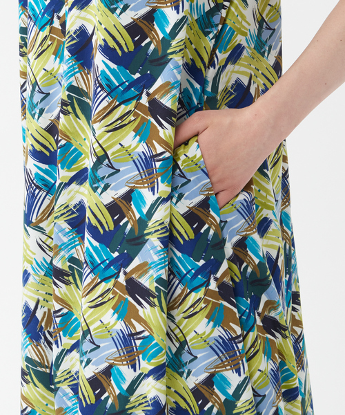 qualite（カリテ）の「ペイントブラッシュプリント2WAYワンピース（ワンピース・レディース・その他・フリー）」の11枚目の写真