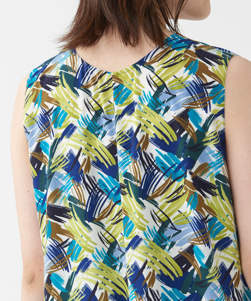 qualite（カリテ）の「ペイントブラッシュプリント2WAYワンピース（ワンピース・レディース・その他・フリー）」の13枚目の写真