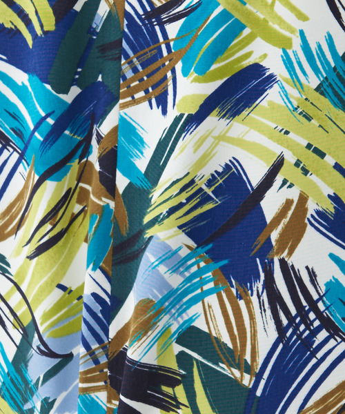 qualite（カリテ）の「ペイントブラッシュプリント2WAYワンピース（ワンピース・レディース・その他・フリー）」の9枚目の写真