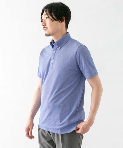 URBAN RESEARCH DOORS(アーバンリサーチドアーズ)の「LIFE STYLE TAILOR ボタンダウン半袖プルオーバー(ポロシャツ・メンズ・ホワイト/グリーン/ブルー/ネイビー・MEDIUM/LARGE)」の9枚目の写真