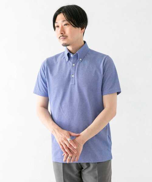 URBAN RESEARCH DOORS(アーバンリサーチドアーズ)の「LIFE STYLE TAILOR ボタンダウン半袖プルオーバー(ポロシャツ・メンズ・ホワイト/グリーン/ブルー/ネイビー・MEDIUM/LARGE)」の10枚目の写真