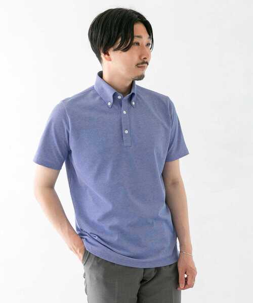 URBAN RESEARCH DOORS(アーバンリサーチドアーズ)の「LIFE STYLE TAILOR ボタンダウン半袖プルオーバー(ポロシャツ・メンズ・ホワイト/グリーン/ブルー/ネイビー・MEDIUM/LARGE)」の11枚目の写真