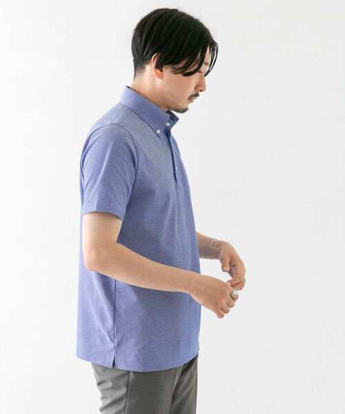 URBAN RESEARCH DOORS(アーバンリサーチドアーズ)の「LIFE STYLE TAILOR ボタンダウン半袖プルオーバー(ポロシャツ・メンズ・ホワイト/グリーン/ブルー/ネイビー・MEDIUM/LARGE)」の12枚目の写真