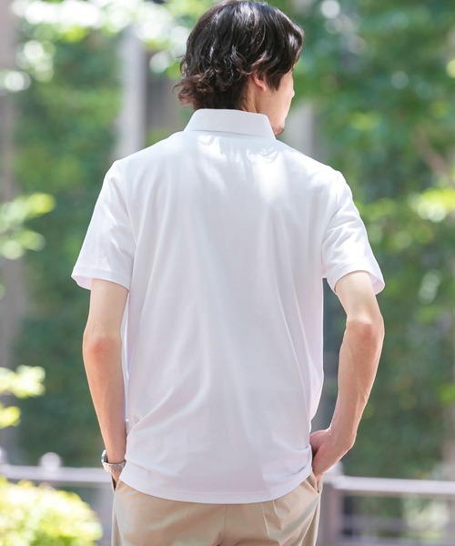 URBAN RESEARCH DOORS(アーバンリサーチドアーズ)の「LIFE STYLE TAILOR ボタンダウン半袖プルオーバー(ポロシャツ・メンズ・ホワイト/グリーン/ブルー/ネイビー・MEDIUM/LARGE)」の20枚目の写真