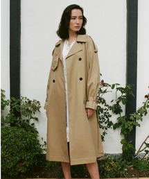 BPY EMBROIDERED CUTOUT TRENCH