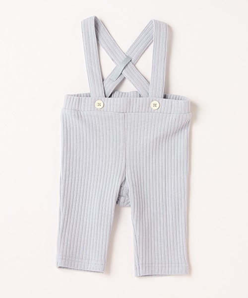 petit main（プティマイン）の「ストラップハイウエストパンツ（その他パンツ・キッズ・サックスブルー/ブラック/ベージュ・80ｃｍ/70cm）」の3枚目の写真