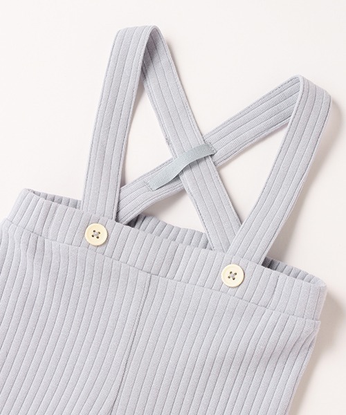 petit main（プティマイン）の「ストラップハイウエストパンツ（その他パンツ・キッズ・サックスブルー/ブラック/ベージュ・80ｃｍ/70cm）」の15枚目の写真