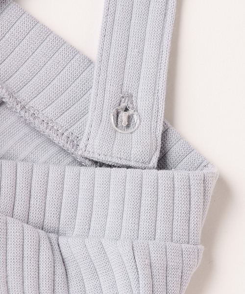 petit main（プティマイン）の「ストラップハイウエストパンツ（その他パンツ・キッズ・サックスブルー/ブラック/ベージュ・80ｃｍ/70cm）」の5枚目の写真