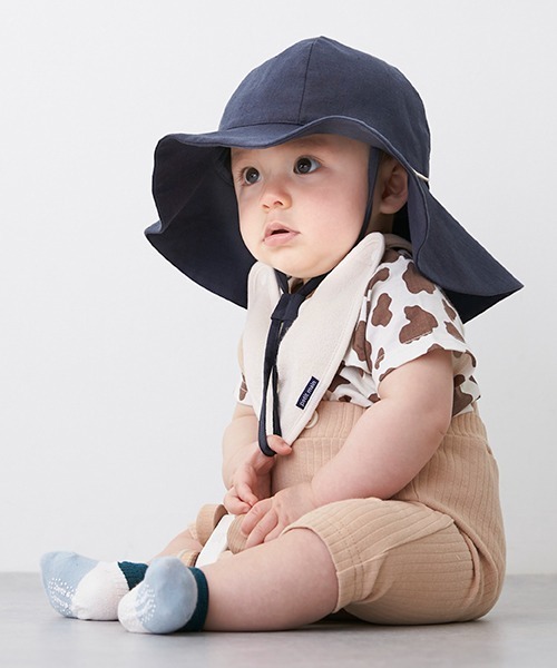 petit main（プティマイン）の「ストラップハイウエストパンツ（その他パンツ・キッズ・サックスブルー/ブラック/ベージュ・80ｃｍ/70cm）」の4枚目の写真