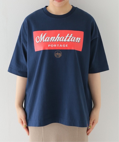 Manhattan Portage(マンハッタンポーテージ)の「【Manhattan Portage / マンハッタン ポーテージ】ショートスリーブプリントTシャツ(Tシャツ/カットソー・レディース・ホワイト/ブラック/ネイビー・FREE)」の4枚目の写真