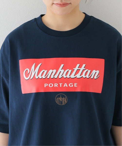 Manhattan Portage(マンハッタンポーテージ)の「【Manhattan Portage / マンハッタン ポーテージ】ショートスリーブプリントTシャツ(Tシャツ/カットソー・レディース・ホワイト/ブラック/ネイビー・FREE)」の8枚目の写真