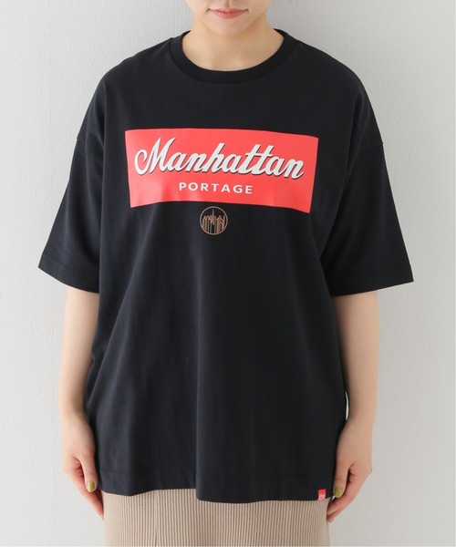 Manhattan Portage(マンハッタンポーテージ)の「【Manhattan Portage / マンハッタン ポーテージ】ショートスリーブプリントTシャツ(Tシャツ/カットソー・レディース・ホワイト/ブラック/ネイビー・FREE)」の6枚目の写真