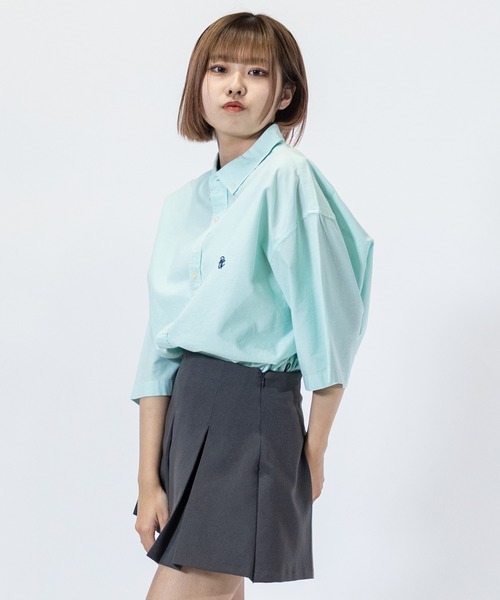 Red Cap Girl(レッドキャプガール)の「【a-r】〔Red Cap Girl/レッドキャップガール〕オックスワンポイント刺繍”RCGロゴ” BD半袖ビッグシャツ/ルーズシルエットシャツ(シャツ/ブラウス・メンズ・ホワイト/サックスブルー/イエロー/ライトグリーン/その他/マルチ/イエロー系その他/ピンク系その他/ライトグリーン系/サックスブルー系/ホワイト系その他/その他2/その他3/ピンク系その他2/ライトグリーン系2/ライトグリーン系3/サックスブルー系2/サックスブルー系3・MEDIUM/LARGE/X-LARGE)」の20枚目の写真