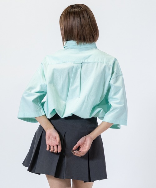 Red Cap Girl(レッドキャプガール)の「【a-r】〔Red Cap Girl/レッドキャップガール〕オックスワンポイント刺繍”RCGロゴ” BD半袖ビッグシャツ/ルーズシルエットシャツ(シャツ/ブラウス・メンズ・ホワイト/サックスブルー/イエロー/ライトグリーン/その他/マルチ/イエロー系その他/ピンク系その他/ライトグリーン系/サックスブルー系/ホワイト系その他/その他2/その他3/ピンク系その他2/ライトグリーン系2/ライトグリーン系3/サックスブルー系2/サックスブルー系3・MEDIUM/LARGE/X-LARGE)」の19枚目の写真