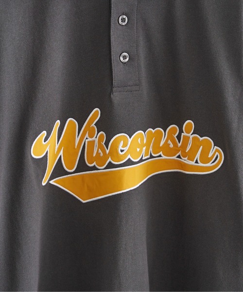 CPCM（シーピーシーエム）の「アップリケ刺繍ポロシャツ（ポロシャツ・メンズ・チャコールグレー/ブルー/グリーン・MEDIUM/LARGE）」の7枚目の写真