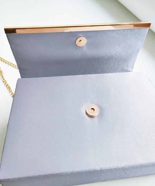 DRESS STAR（ドレス スター）の「パーティーバッグ パーティー バッグ スクエア 2way（クラッチバッグ・レディース・ブラック/シルバー/ベージュ・フリー）」の5枚目の写真