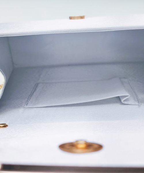 DRESS STAR（ドレス スター）の「パーティーバッグ パーティー バッグ スクエア 2way（クラッチバッグ・レディース・ブラック/シルバー/ベージュ・フリー）」の4枚目の写真